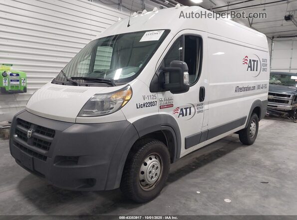 3C6TRVCG2JE144237 2018 RAM PROMASTER 2500 White Vista tres cuartos delantera izquierda