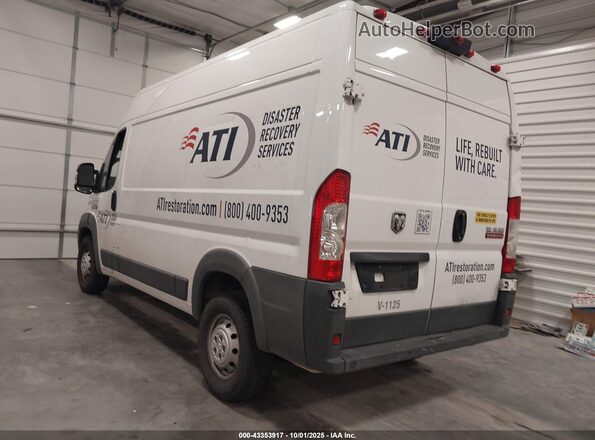 3C6TRVCG2JE144237 2018 RAM PROMASTER 2500 White Trasero izquierdo