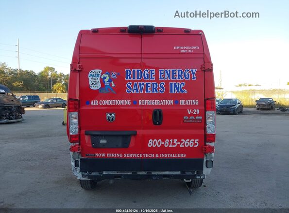 3C6TRVDG0LE134985 2020 RAM PROMASTER 2500 Red 