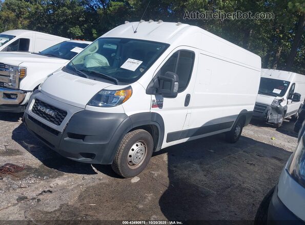 3C6TRVDG1LE112283 2020 RAM PROMASTER 2500 White წინა მარცხენა ხედი სამი მეოთხედიდან