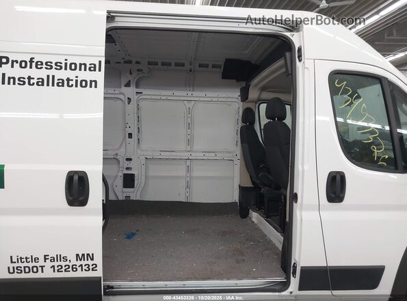 3C6TRVDG3LE139694 2020 RAM PROMASTER 2500 White VIN sticker view