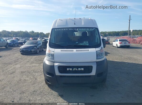 3C6TRVDG4LE141907 2020 RAM PROMASTER 2500 White Dashboard view