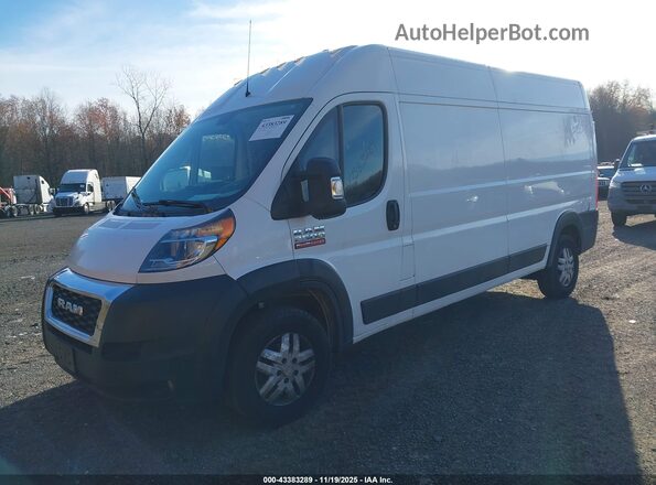 3C6TRVDG6LE132996 2020 RAM PROMASTER 2500 White Vista tres cuartos delantera izquierda
