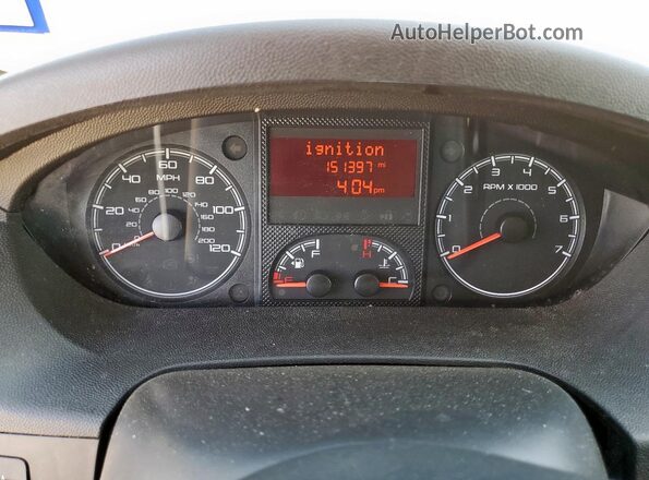 3C6TRVDGXLE113822 2020 RAM PROMASTER White Widok zestawu wskaźników