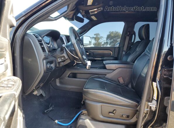 3C6UR5SL0LG150399 2020 RAM 2500 Black Front interior view
