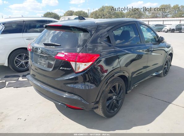 3CZRU5H17NM735286 2022 HONDA HR-V Black Հետևի աջ
