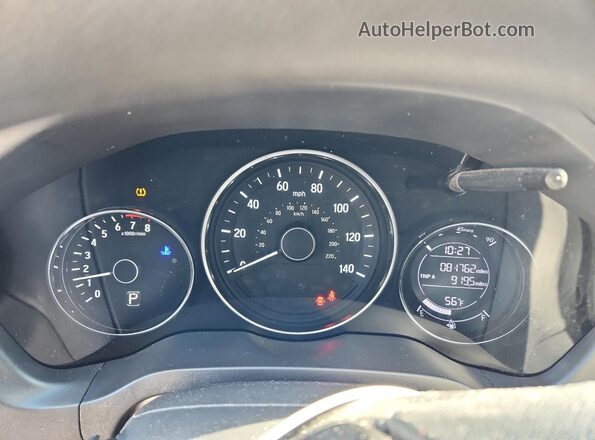 3CZRU5H39LM714132 2020 HONDA HR-V Silver Vista del cuadro de instrumentos