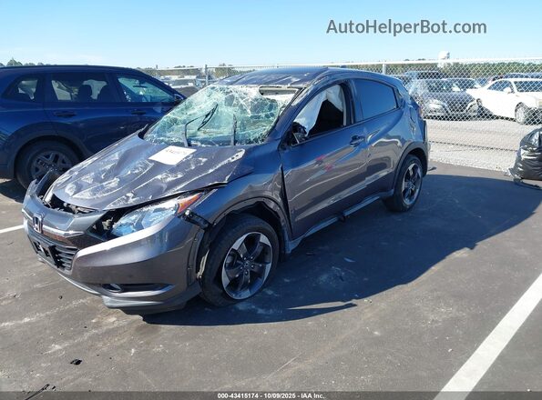 3CZRU5H52JM721549 2018 HONDA HR-V Gray Vista tres cuartos delantera izquierda
