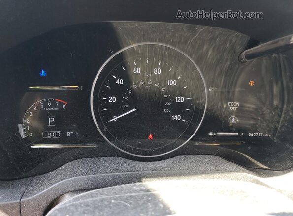 3CZRU5H53LM713253 2020 HONDA HR-V Gray Instrument cluster view