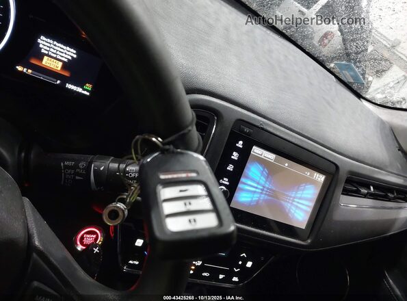 3CZRU5H56LM707950 2020 HONDA HR-V Black Vista del salpicadero