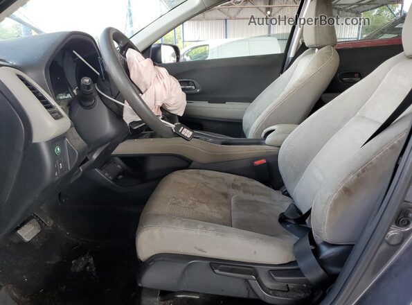 3CZRU5H57LM717063 2020 HONDA HR-V Gray Widok wnętrza z przodu