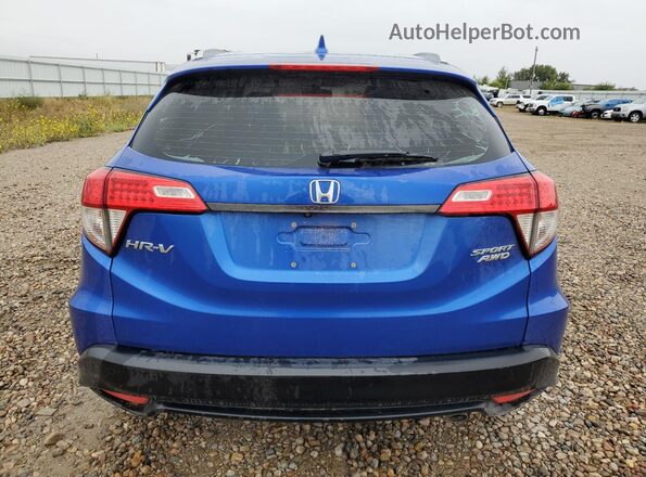 3CZRU6H11LM731463 2020 HONDA HR-V Blue Հետևի տեսք
