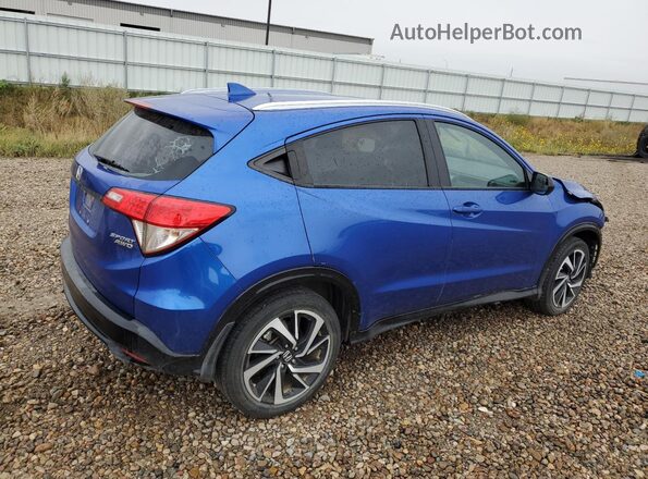 3CZRU6H11LM731463 2020 HONDA HR-V Blue Հետևի աջ