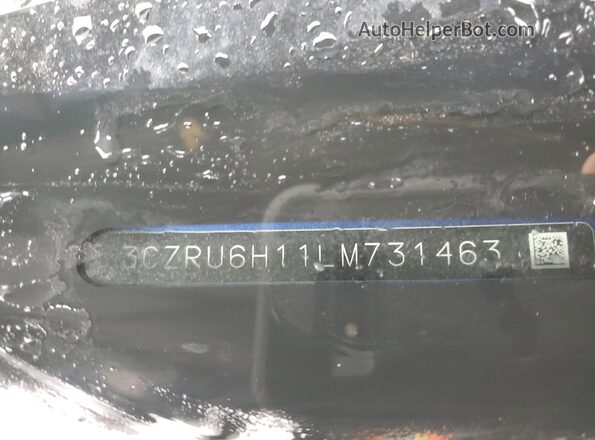 3CZRU6H11LM731463 2020 HONDA HR-V Blue Սալոնի 360 աստիճան տեսք