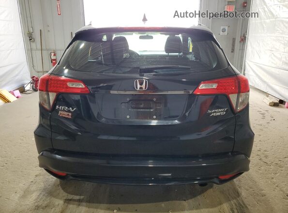 3CZRU6H16LM723018 2020 HONDA HR-V Black Widok z tyłu