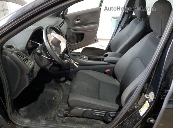 3CZRU6H16LM723018 2020 HONDA HR-V Black Widok wnętrza z przodu