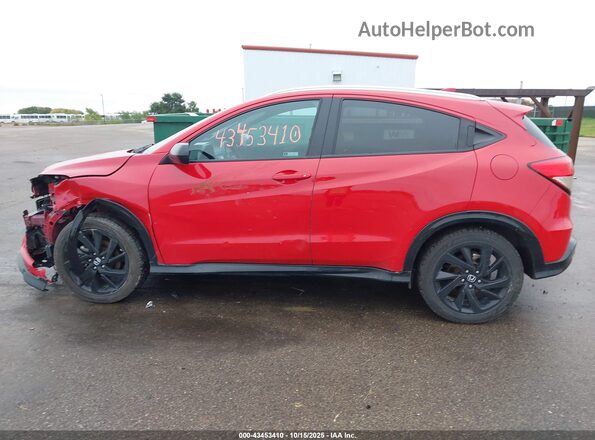 3CZRU6H19NM754931 2022 HONDA HR-V Red Widok wnętrza 360 stopni