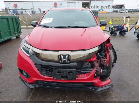 3CZRU6H19NM754931 2022 HONDA HR-V Red Widok zestawu wskaźników