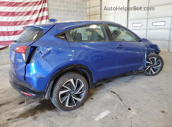 3CZRU6H1XLM723989 2020 HONDA HR-V Синий Задняя правая четверть