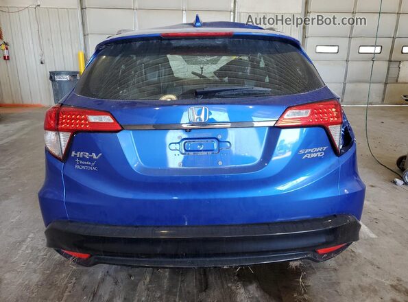 3CZRU6H1XLM723989 2020 HONDA HR-V Синий Вид сзади