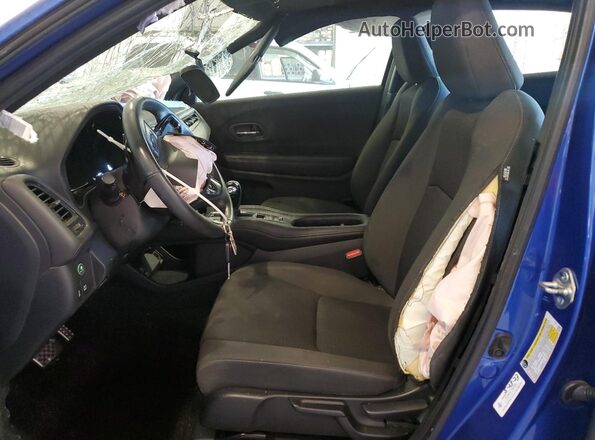 3CZRU6H1XLM723989 2020 HONDA HR-V Синий Вид салона спереди