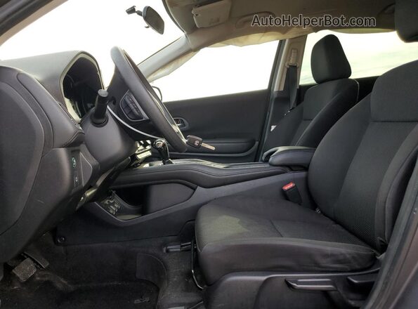 3CZRU6H30HM708345 2017 HONDA HR-V Gray წინა სალონის ხედი
