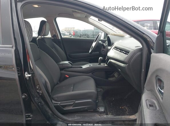 3CZRU6H30LM727681 2020 HONDA HR-V Black Widok wnętrza z przodu