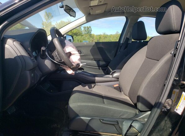 3CZRU6H32LM735801 2020 HONDA HR-V Black Front interior view
