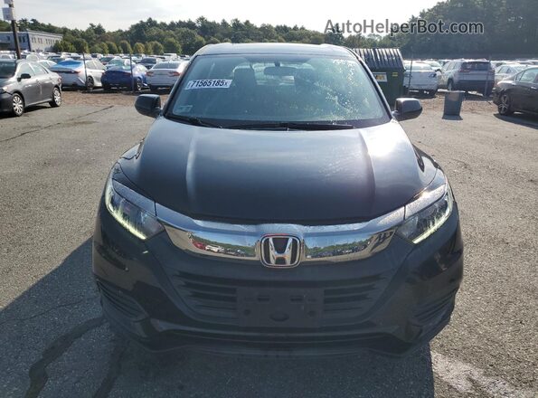 3CZRU6H37MM707123 2021 HONDA HR-V Black წინა ხედი