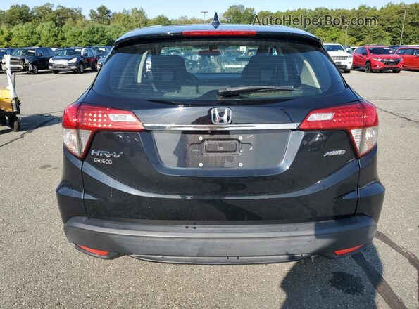 3CZRU6H37MM707123 2021 HONDA HR-V Black უკანა ხედი