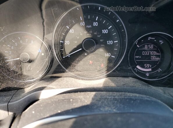 3CZRU6H37MM707123 2021 HONDA HR-V Black ხელსაწყოთა პანელის ხედი