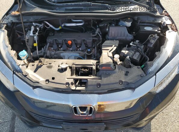 3CZRU6H37MM707123 2021 HONDA HR-V Black ძრავის განყოფილების ხედი