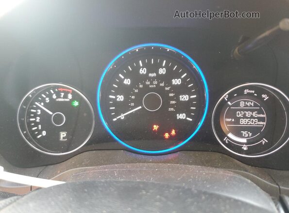 3CZRU6H39LM715321 2020 HONDA HR-V Black Instrument cluster view
