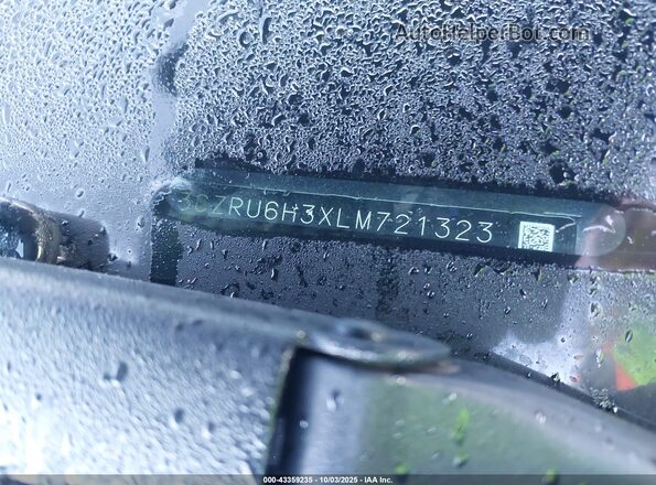 3CZRU6H3XLM721323 2020 HONDA HR-V Gray 
