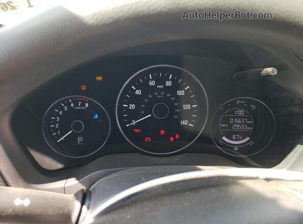 3CZRU6H3XMM708136 2021 HONDA HR-V White Սարքավորումների վահանակի տեսք
