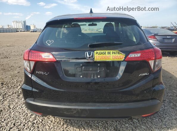 3CZRU6H3XMM746644 2021 HONDA HR-V Black Հետևի տեսք