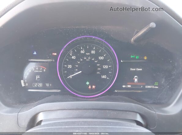 3CZRU6H50LM723602 2020 HONDA HR-V White Вид задніх сидінь