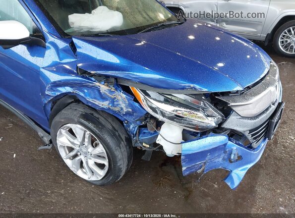 3CZRU6H52LM707322 2020 HONDA HR-V Blue Вид спереду