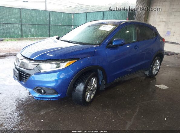 3CZRU6H52LM707322 2020 HONDA HR-V Blue Передня ліва чверть
