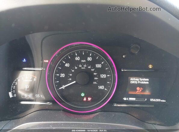 3CZRU6H53LM731404 2020 HONDA HR-V Black Vista de los asientos traseros
