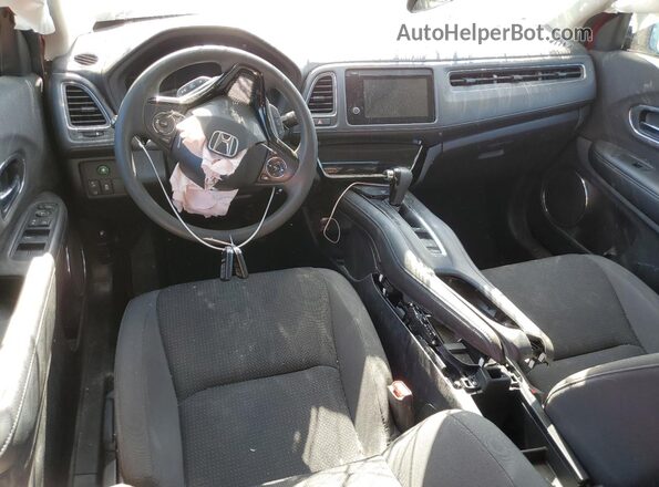 3CZRU6H54LM735316 2020 HONDA HR-V Red Вид задніх сидінь