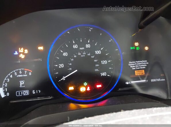 3CZRU6H57LM712015 2020 HONDA HR-V White Vista de los asientos traseros