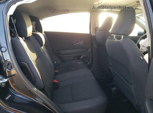 3CZRU6H57LM727856 2020 HONDA HR-V Black Vista de los asientos traseros