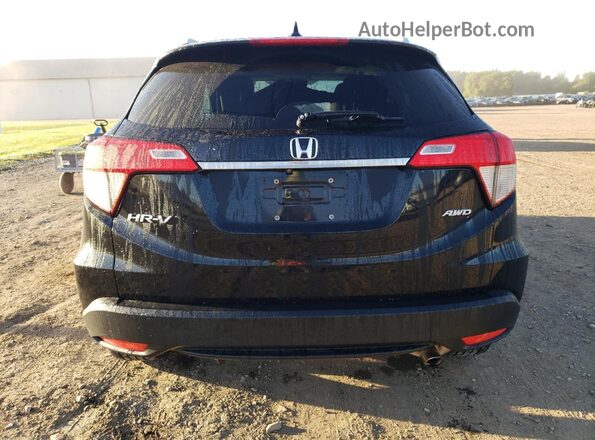 3CZRU6H57LM727856 2020 HONDA HR-V Black Vista trasera