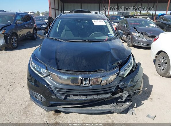 3CZRU6H57NM757314 2022 HONDA HR-V Black Вид щитка приладів