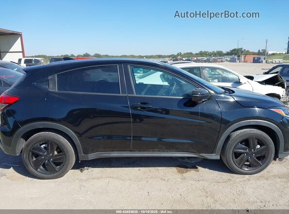 3CZRU6H57NM757314 2022 HONDA HR-V Black Вид задньої частини салону