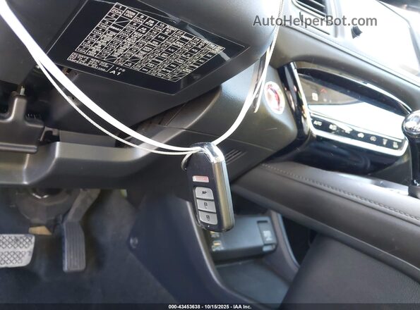 3CZRU6H57NM757314 2022 HONDA HR-V Black Вид панелі приладів