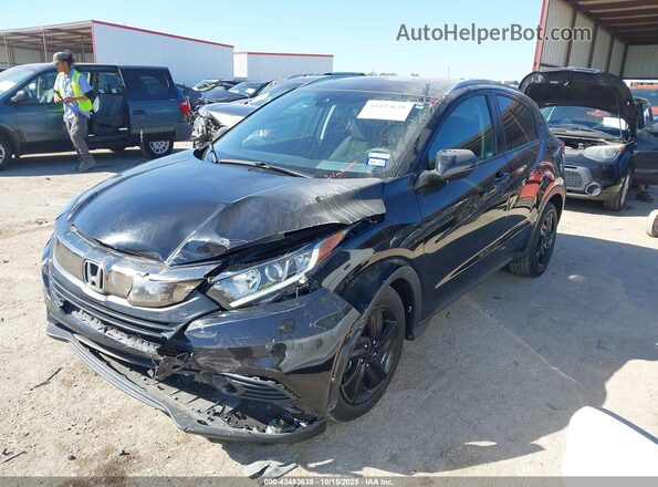 3CZRU6H57NM757314 2022 HONDA HR-V Black Передня ліва чверть
