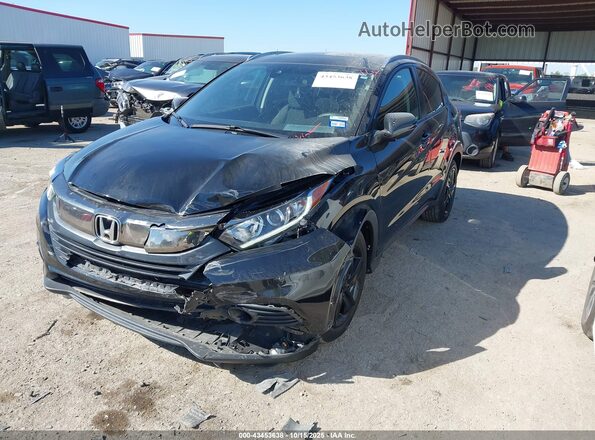 3CZRU6H57NM757314 2022 HONDA HR-V Black Вид спереду