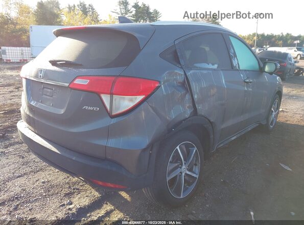 3CZRU6H58MM749317 2021 HONDA HR-V Серый Задняя правая четверть